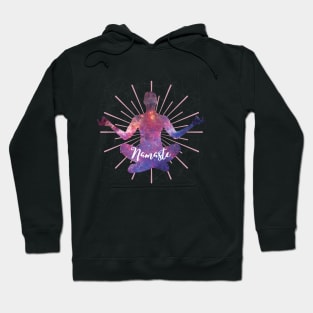 Namaste Meditation Universe Hoodie